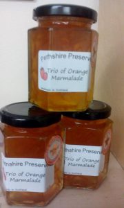 Trio of orange Marmalade