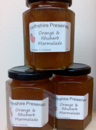 orange & rhubarb marmalade